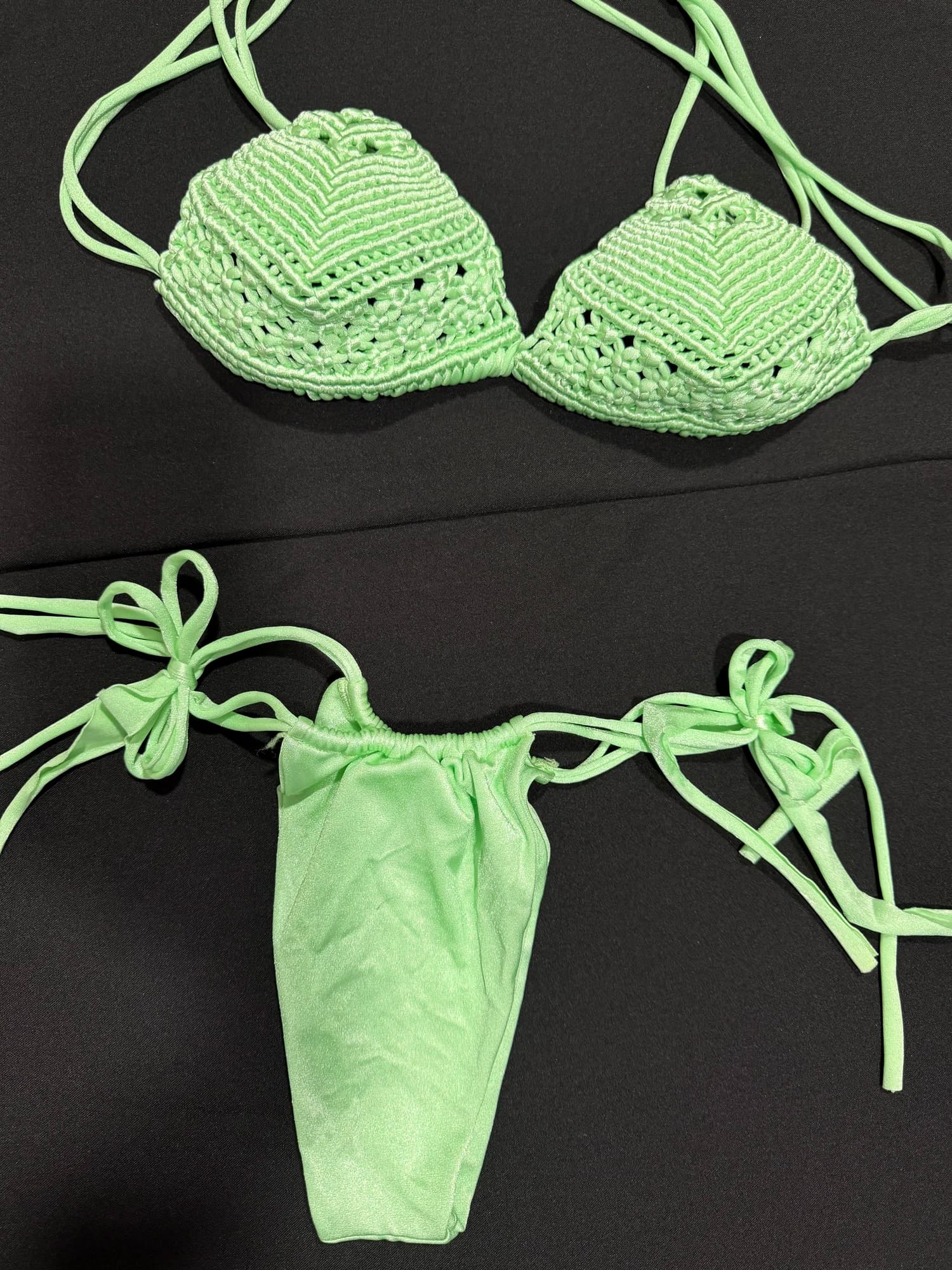 Bikini Texturizado · Verde Agua