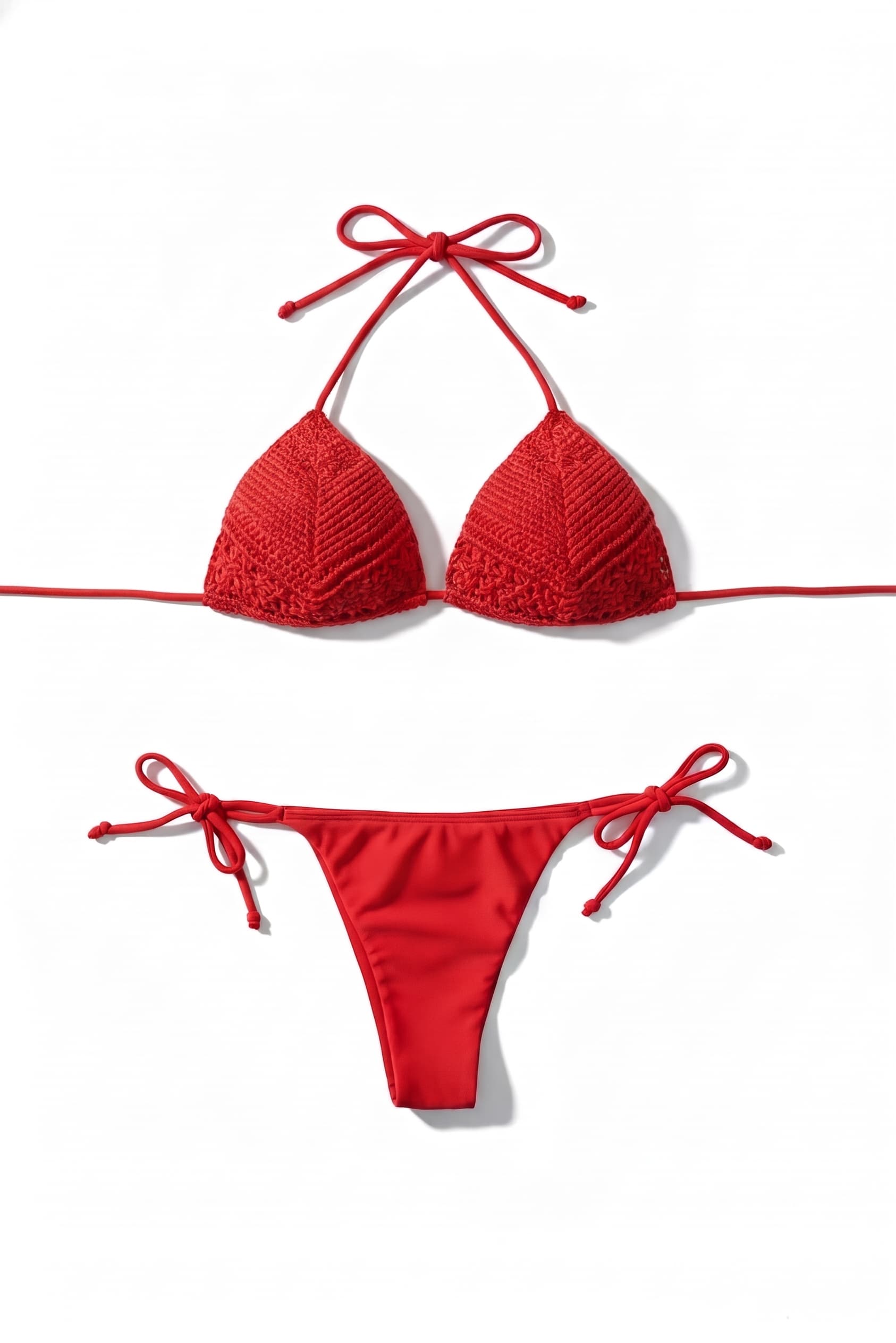 Bikini Crochet · Rojo Pasión 5