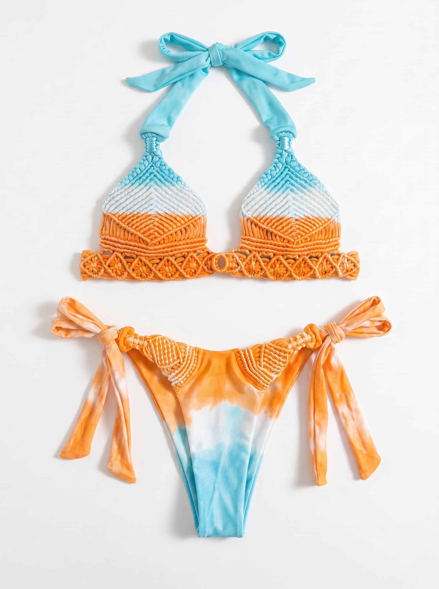 Bikini Crochet · Naranja Sol 7